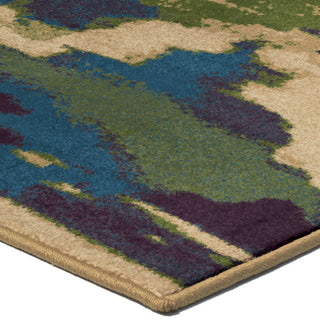 Orian Rugs Berkley Splash of Color Multi Area Rug Corner Shot