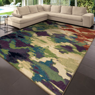 Orian Rugs Berkley Splash of Color Multi Area Rug Room Scene Feature