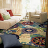 Orian Rugs Berkley Reckless Medallion Multi Area Rug Room Scene Feature