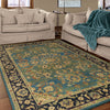 Orian Rugs Berkley Twisted Tradition Green Area Rug Room Scene Feature