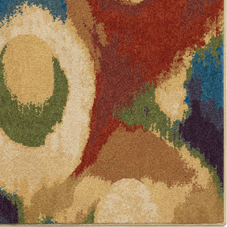 Orian Rugs Berkley Broken Glass Abstract Multi Area Rug Close Up