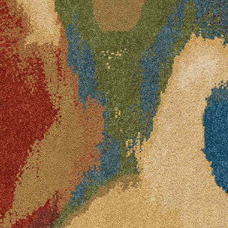 Orian Rugs Berkley Broken Glass Abstract Multi Area Rug Swatch