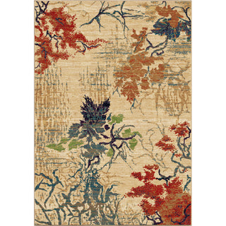 Orian Rugs Berkley Abstract Forrest Beige Area Rug main image