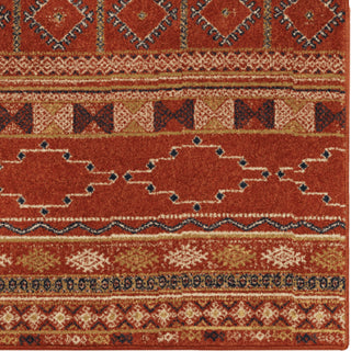 Orian Rugs Berkley Wild West Red Area Rug Close Up