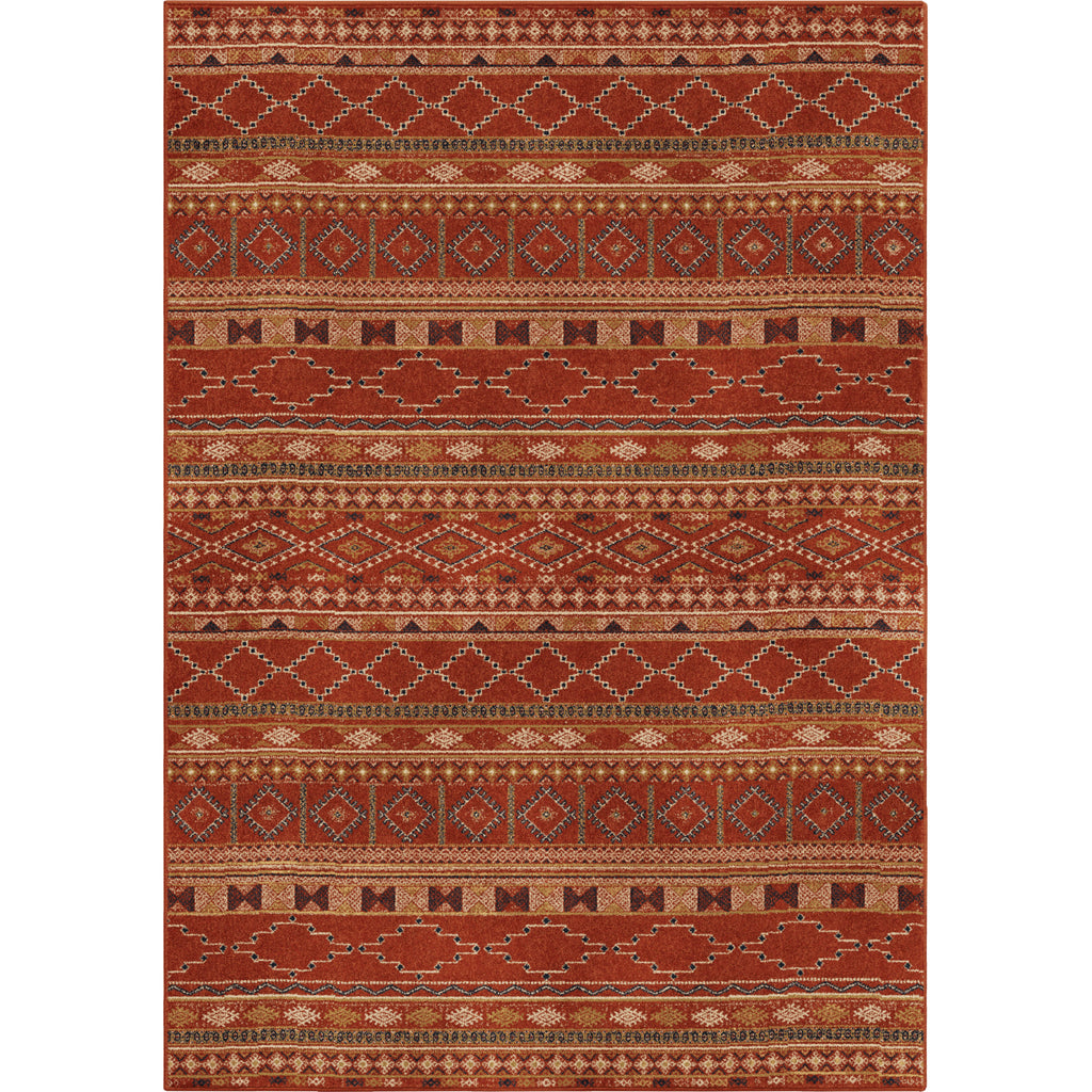 Orian Rugs Berkley Wild West Red Area Rug main image