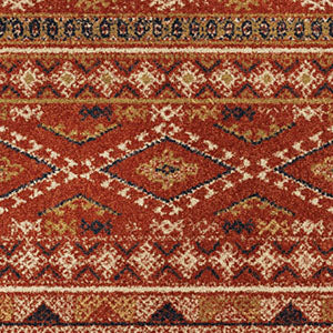 Orian Rugs Berkley Wild West Red Area Rug Swatch