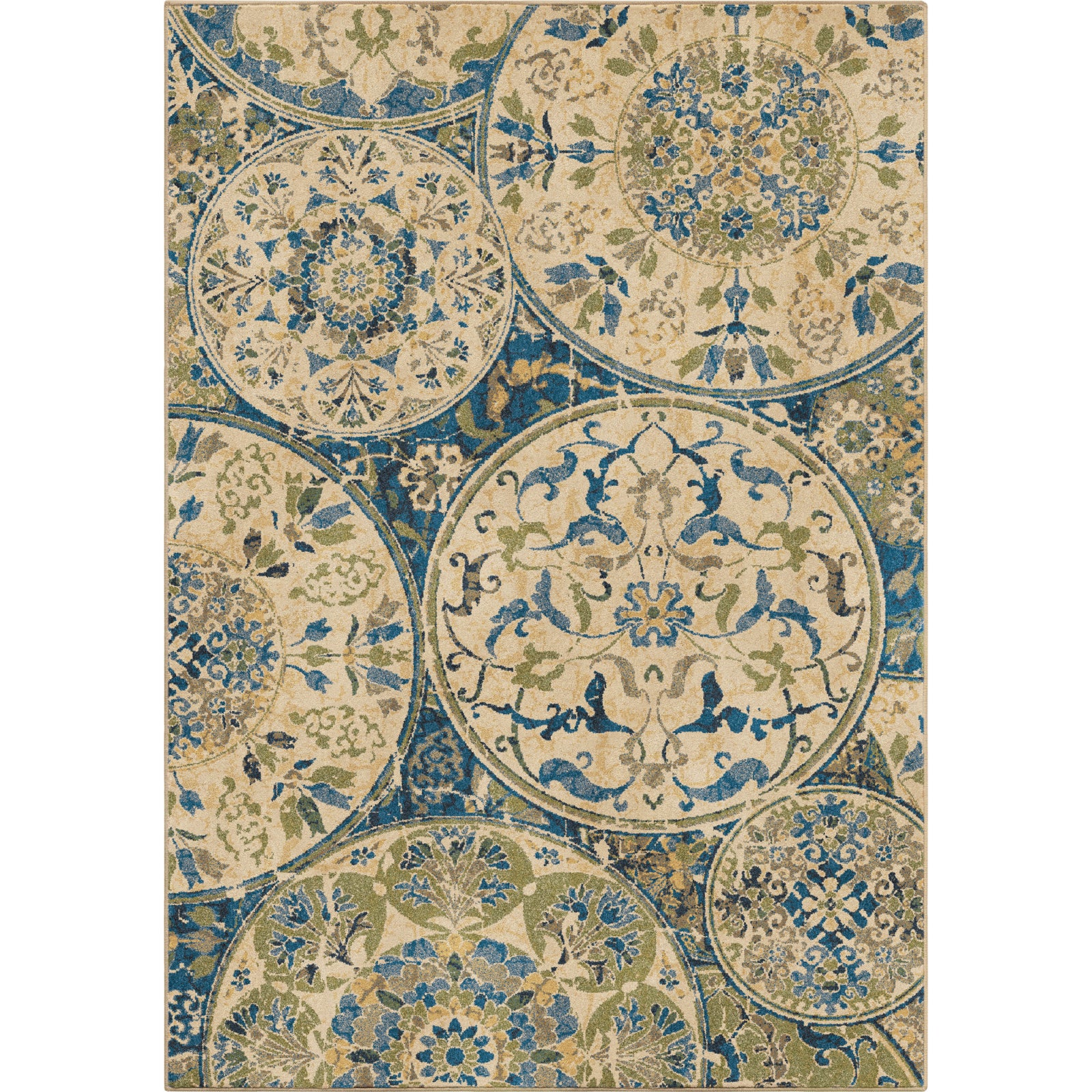 Round Orian Rugs Orian Rugs Berkley Montorio Blue Area Rug – Incredible Rugs and Decor