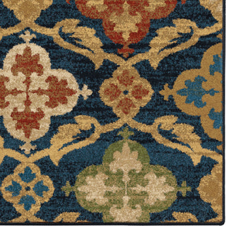 Orian Rugs Berkley Montorio Blue Area Rug Close Up