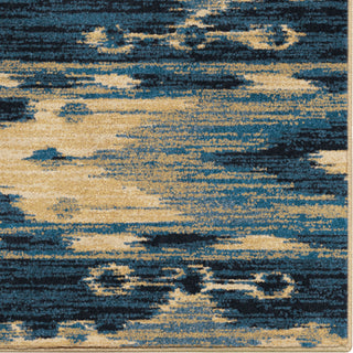 Orian Rugs Berkley Mountain Spring Blue Area Rug Close Up