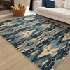 Orian Rugs Berkley Mountain Spring Blue Area Rug Room Scene Feature