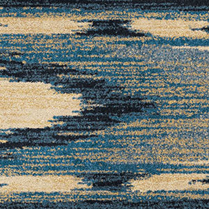 Orian Rugs Berkley Mountain Spring Blue Area Rug Swatch