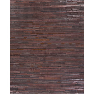 Surya Belt BET-2000 Brown Animal Hide Area Rug by Papilio 8' X 10'