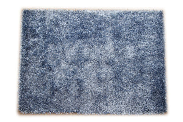 JazzyFloors Bella Solid Light Blue Area Rug