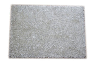 JazzyFloors Bella Solid White Area Rug