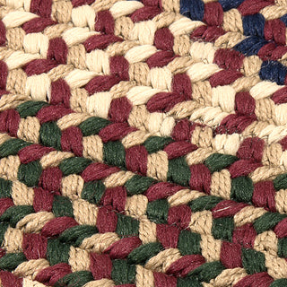 Colonial Mills Brook Farm BF92 Burgundy Area Rug Detail Image