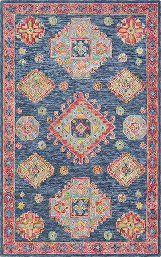 Surya Bonifate BFT-1005 Denim Navy Dark Coral Rose Butter Camel Lime Area Rug main image