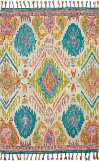 Surya Bonifate BFT-1015 Teal Cream Camel Mustard Lime Sky Blue Mint Peach Burnt Orange Blush Rose Area Rug main image