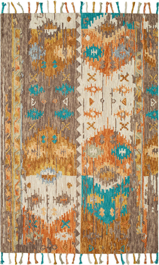 Surya Bonifate BFT-1017 Dark Brown Khaki Burnt Orange Teal Cream Wheat Silver Gray Medium Moss Area Rug main image