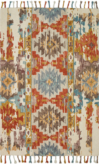 Surya Bonifate BFT-1021 Coral Rust Cream Mustard Taupe Eggplant Light Gray Dark Brown Camel Sky Blue Wheat Area Rug main image