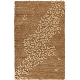 Surya Butterfly BFY-6804 Taupe Area Rug by Candice Olson 5' x 8'