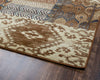 Rizzy Bennington BI4529 ivory/tan/brown Area Rug Corner Shot