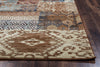 Rizzy Bennington BI4529 ivory/tan/brown Area Rug Edge Shot