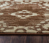 Rizzy Bennington BI4529 ivory/tan/brown Area Rug Close Shot