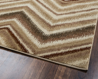 Rizzy Bennington BI4530 ivory/tan/brown Area Rug Corner Shot