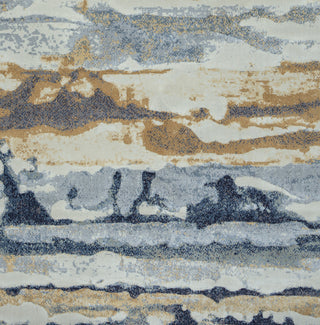 Rizzy Bennington BI4557 Navy Area Rug Detail Shot