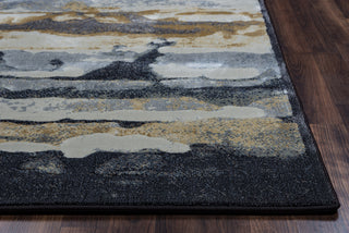 Rizzy Bennington BI4557 Navy Area Rug Edge Shot