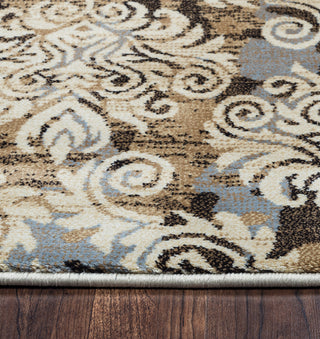 Rizzy Bennington BI4596 tan/brown Area Rug Close Shot