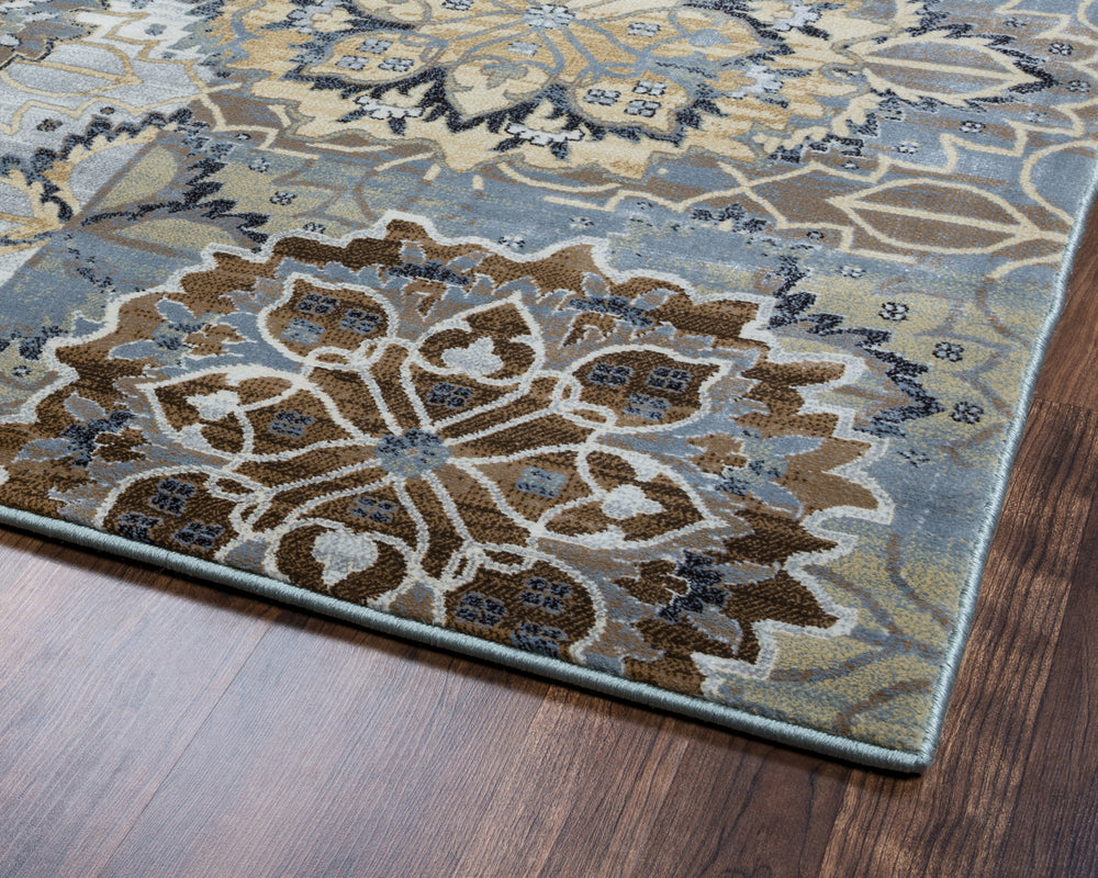 Rizzy Bennington BI4611 Area Rug Corner Shot Feature