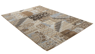 Rizzy Bennington BI5564 ivory brown Area Rug Angle Shot