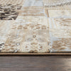 Rizzy Bennington BI5564 ivory brown Area Rug Close Shot