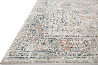 Loloi II Bianca BIA-02 Stone/Multi Area Rug Corner