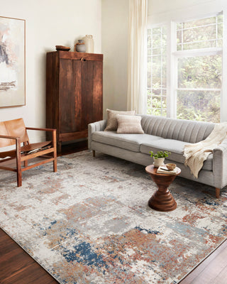 Loloi II Bianca BIA-03 Ivory/Multi Area Rug Lifestyle Image Feature