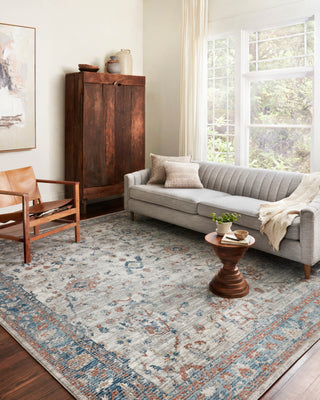 Loloi II Bianca BIA-05 Dove/Multi Area Rug Lifestyle Image Feature