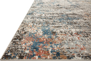 Loloi II Bianca BIA-06 Granite/Multi Area Rug Corner