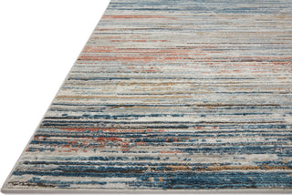 Loloi II Bianca BIA-08 Pebble/Multi Area Rug Corner 