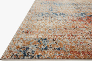 Loloi II Bianca BIA-09 Ocean/Spice Area Rug Corner 