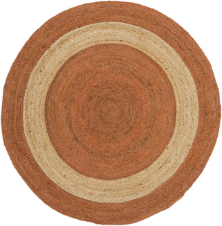 Brice BIC-7008 Orange Area Rug by Surya 8' Round