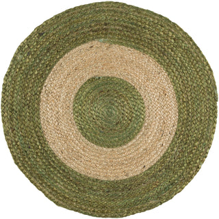 Brice BIC-7011 Green Area Rug by Surya 3' Round