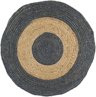 Brice BIC-7013 Blue Area Rug by Surya 3' Round