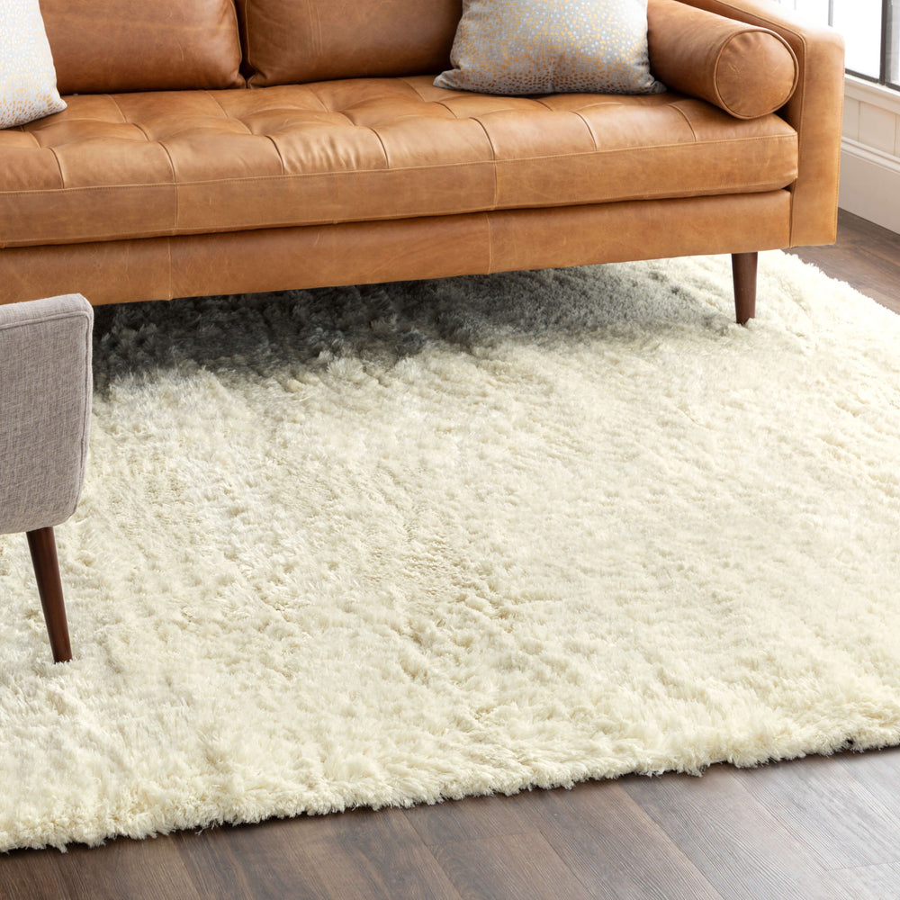 Karastan Billow Shag Ivory Area Rug Lifestyle Image Feature