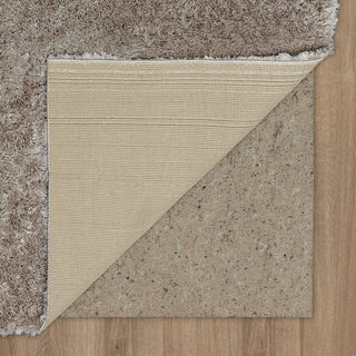 Karastan Billow Shag Taupe Area Rug Back Image