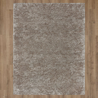 Karastan Billow Shag Taupe Area Rug Main Image