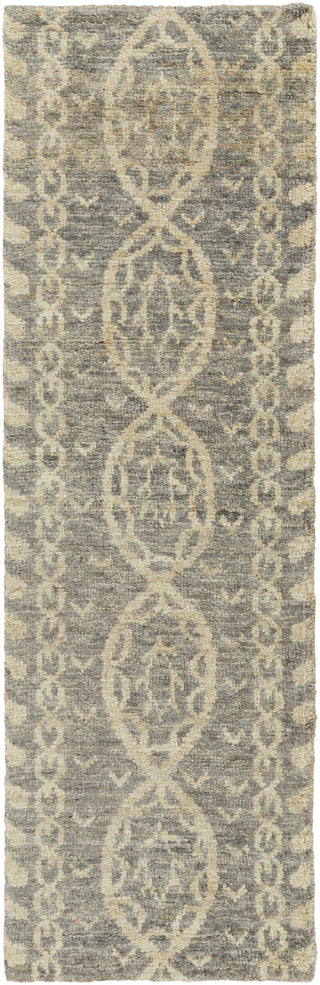 Surya Bjorn BJR-1001 Grey Area Rug by Jill Rosenwald 2'6'' x 8' Runner