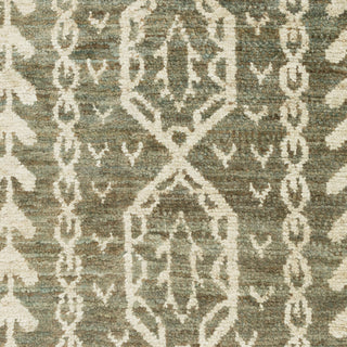 Surya Bjorn BJR-1002 Olive Hand Knotted Area Rug by Jill Rosenwald Sample Swatch