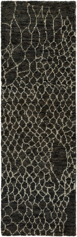 Surya Bjorn BJR-1008 Charcoal Area Rug by Jill Rosenwald 2'6'' x 8' Runner