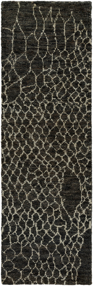 Surya Bjorn BJR-1008 Charcoal Area Rug by Jill Rosenwald 2'6'' X 8' Runner